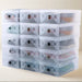 Transparente Schuhbox stapelbar 12er Set für Schuhaufbewahrung - Schuhschrank Pro