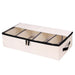 Schuhbox unter dem Bett mit Sichtfenster 58x30,5x14,5 cm - Schuhschrank Pro