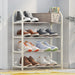 Schuhregal 4 Ebenen leichte Schuhaufbewahrung für den Flur - Schuhschrank Pro